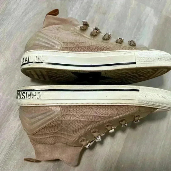 Dior WALK'N'DIOR SNEAKER Nude Cannage Technical Mesh size 40 us 9 - Picture 12 of 16